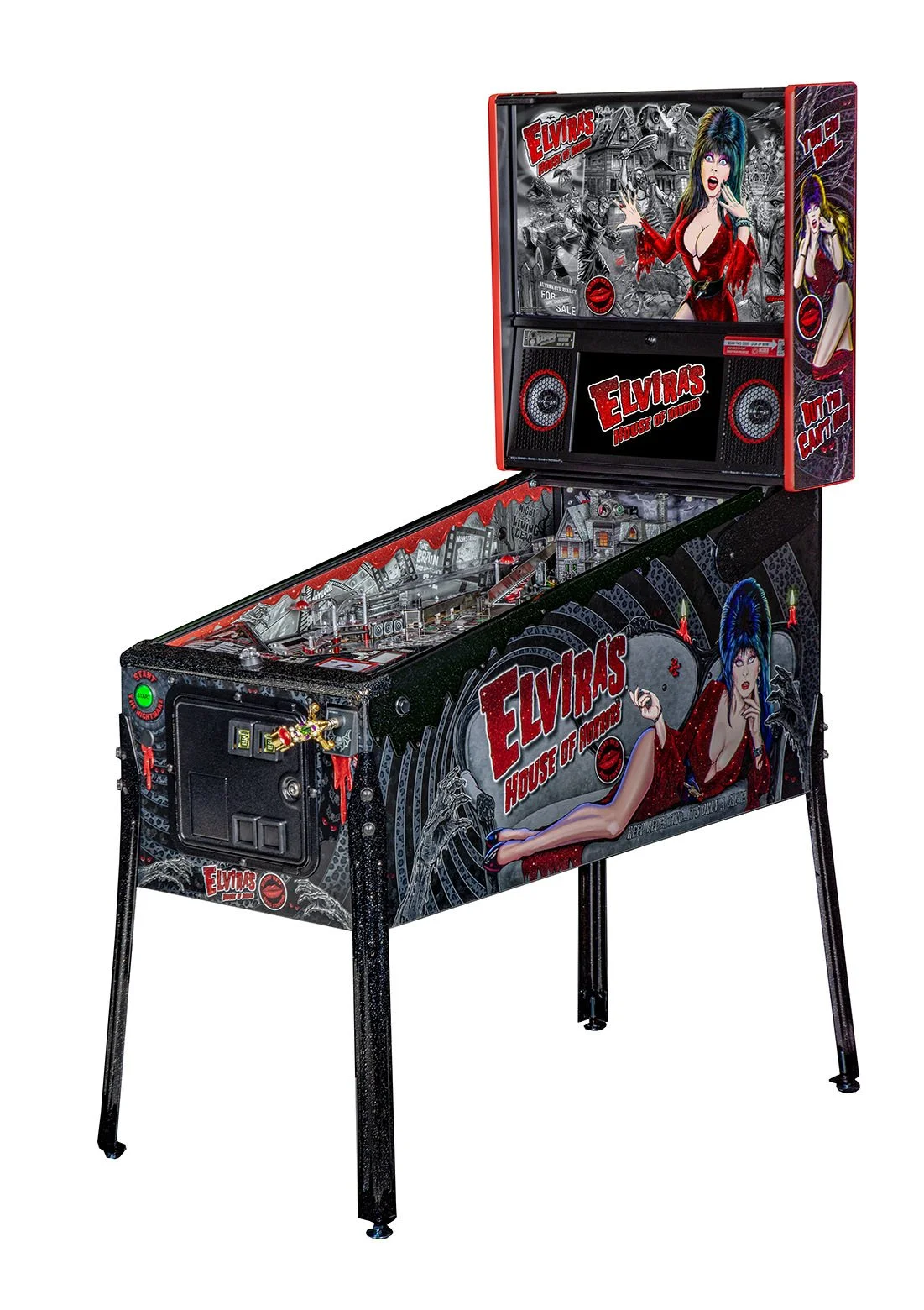 Elvira House of Horrors Blood Red Kiss Pinball - SOLD — Carolina